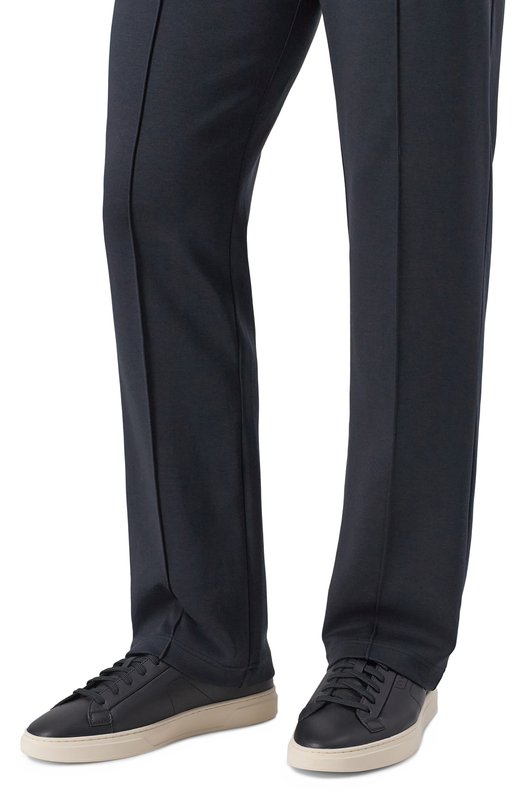 Кожаные кеды Kieran BOSS 50557866 Чёрный  50557866 Фото 3