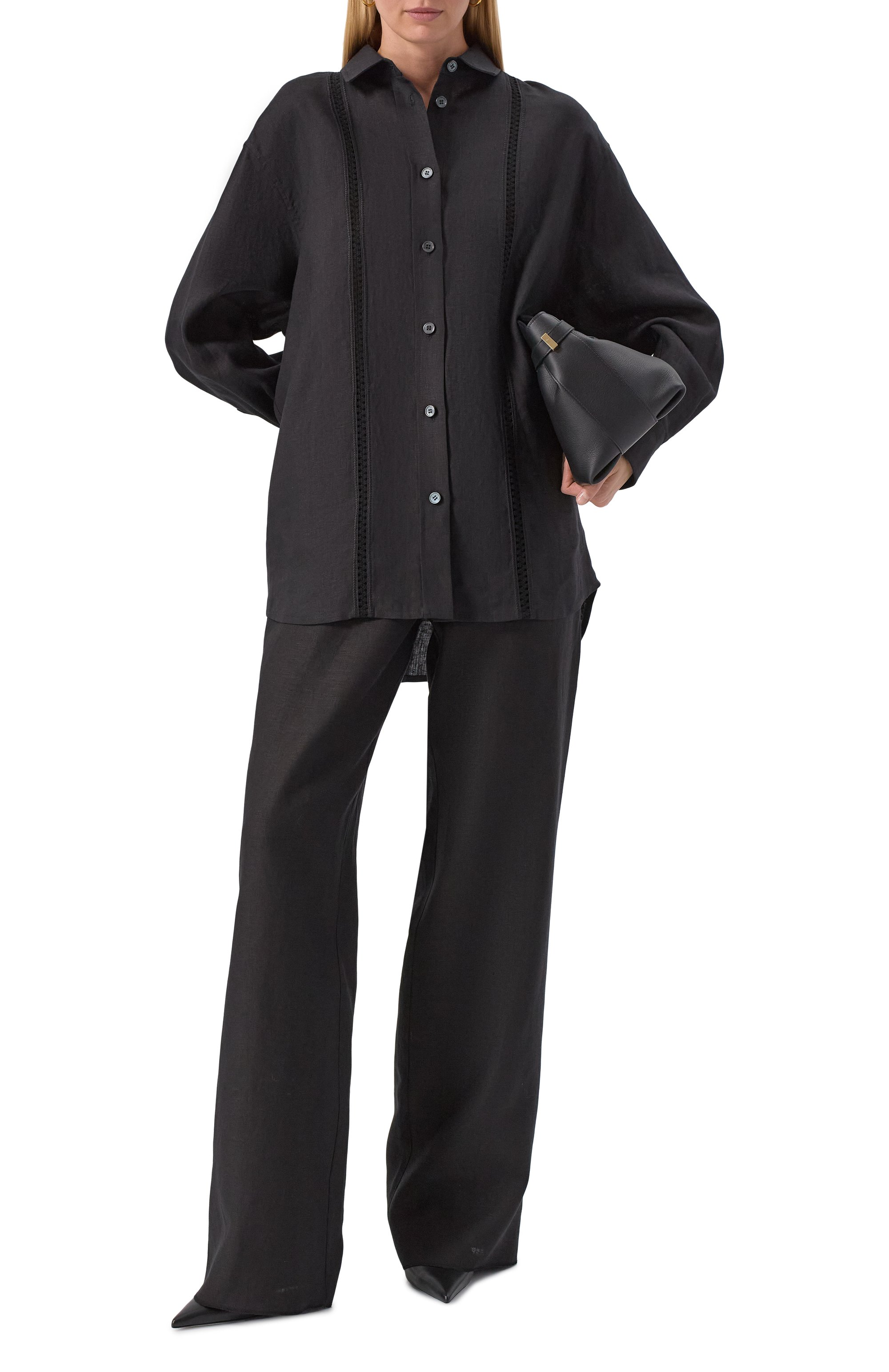 Льняная рубашка MVST, арт. TXBGM-Y074, фото 2