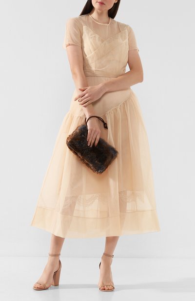 Клатч DRIES VAN NOTEN коричневого цвета по цене 37400 руб., арт. 192-11523-251, фото 2 Клатч DRIES VAN NOTEN, арт. 192-11523-251, фото 2