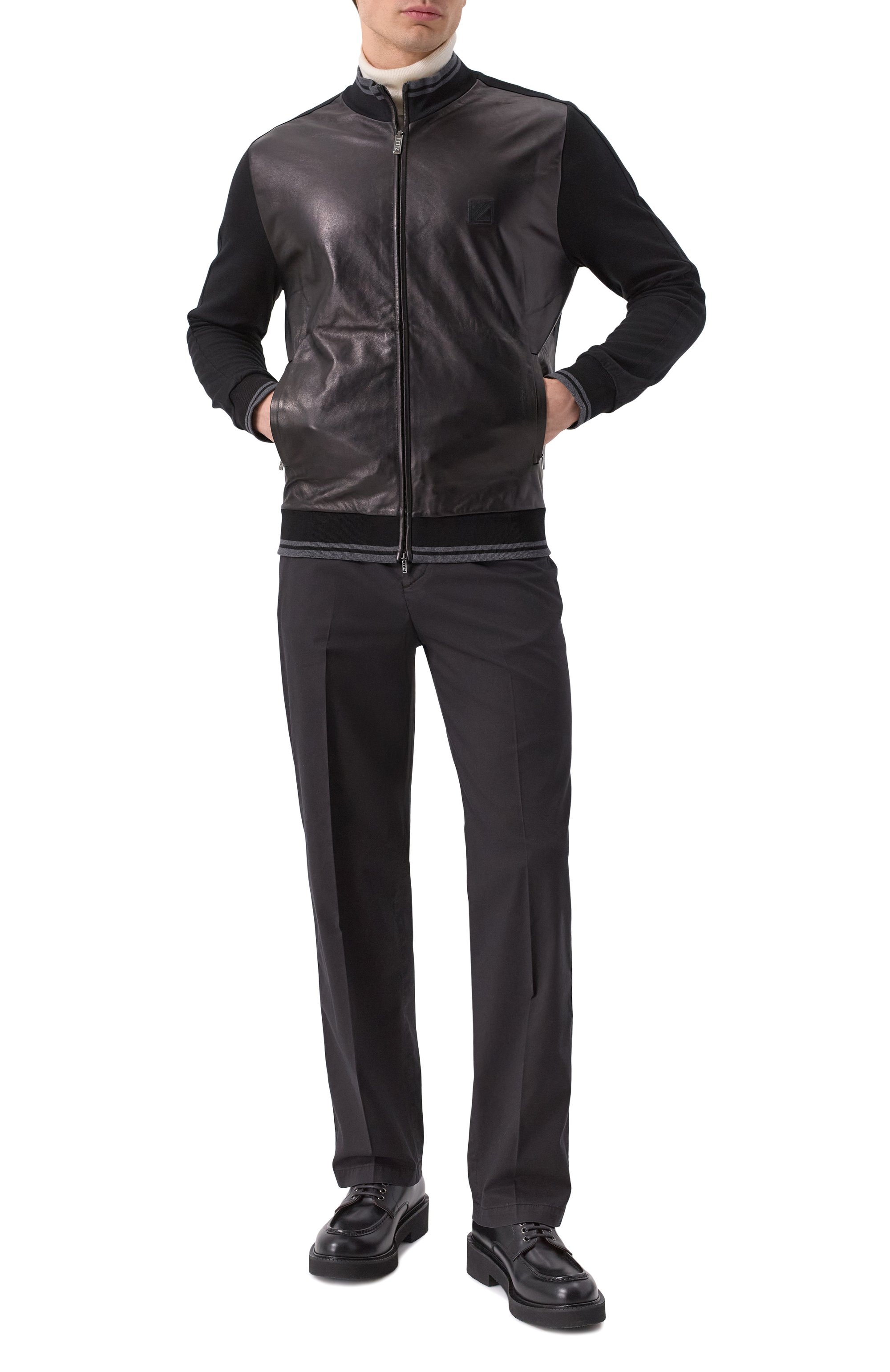 Брюки из лиоцелла и хлопка CORNELIANI, арт. 254ED2-2520129, фото 2