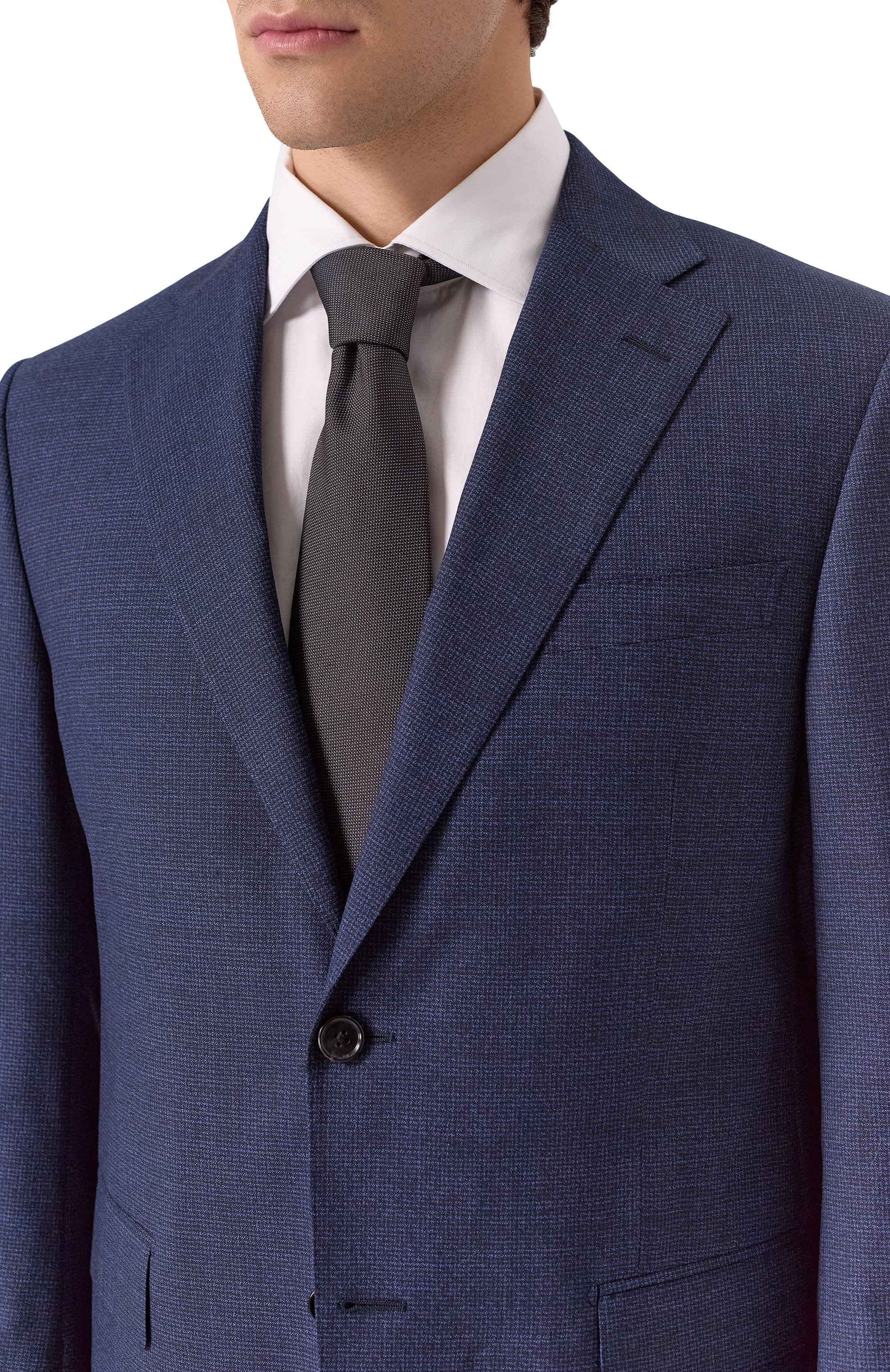 Шерстяной костюм CORNELIANI темно-синего цвета по цене 160500 руб., арт. 25X008-2517432_SET, фото 8 Шерстяной костюм CORNELIANI, арт. 25X008-2517432_SET, фото 8