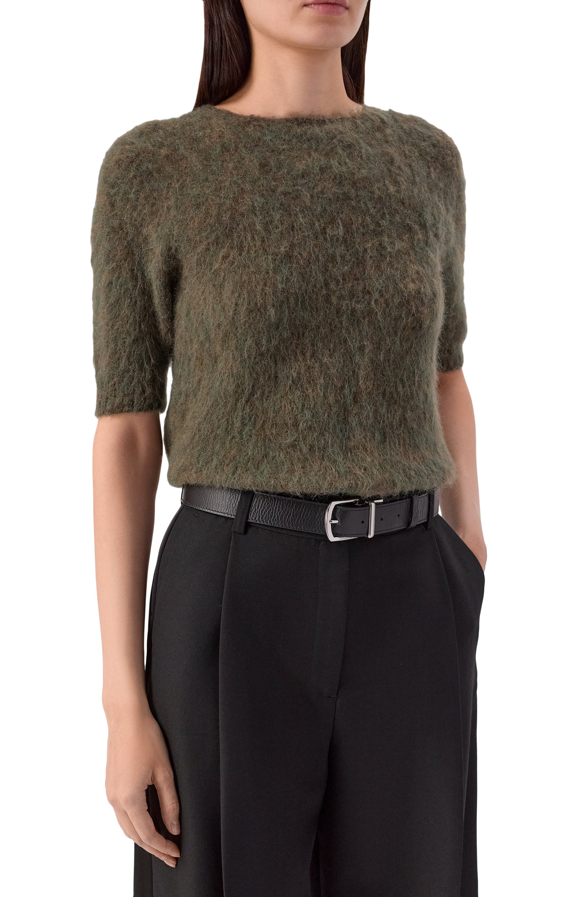 Двусторонний ремень COCCINELLE черного цвета по цене 13200 руб., арт. E3MUK810601, фото 2 Двусторонний ремень COCCINELLE, арт. E3MUK810601, фото 2