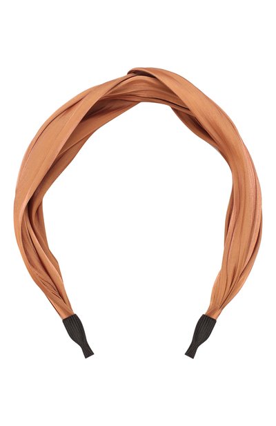 Ободок для волос EXCLAIM коричневого цвета по цене 6580 руб., арт. 042BR3073H, фото 1 Ободок для волос EXCLAIM, арт. 042BR3073H, фото 1