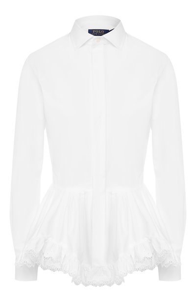 Женская хлопковая рубашка POLO RALPH LAUREN, арт. 211780004