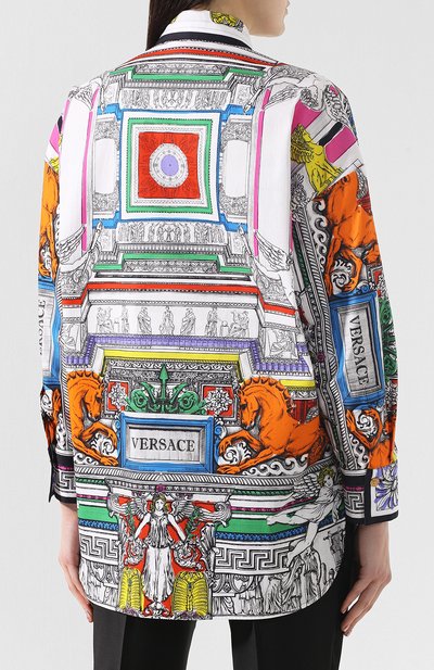 Хлопковая блузка VERSACE, арт. A81694/A228745, фото 4