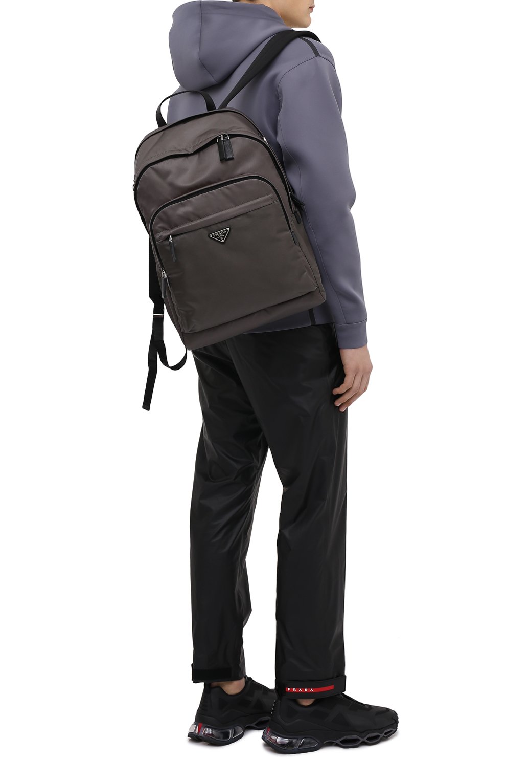 Текстильный рюкзак PRADA, арт. 2VZ048-2DMG-F0414-OOO, фото 3