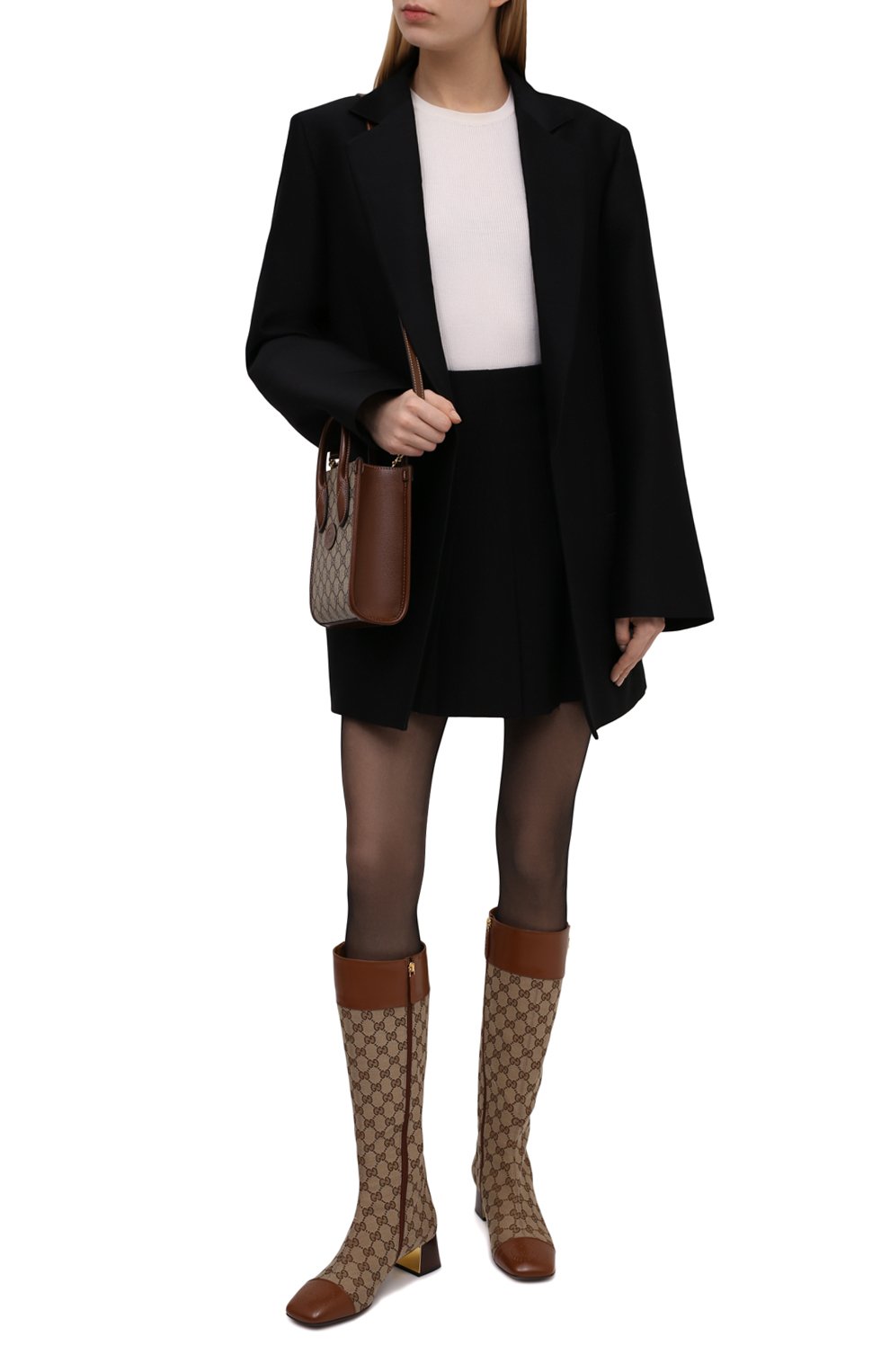 Текстильные сапоги ellis GUCCI, арт. 678278/HVKL0, фото 2