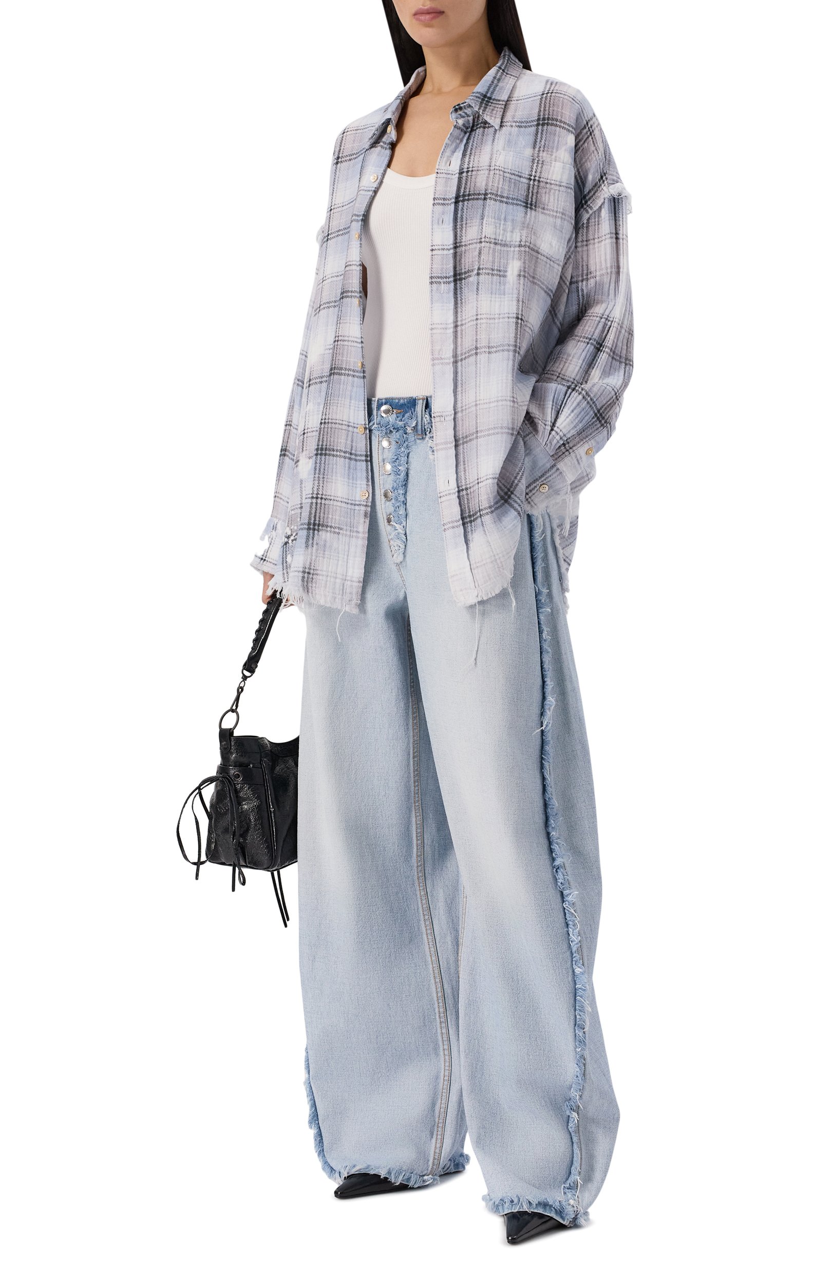 Хлопковая рубашка R13, арт. R13WR075-R903B, фото 2