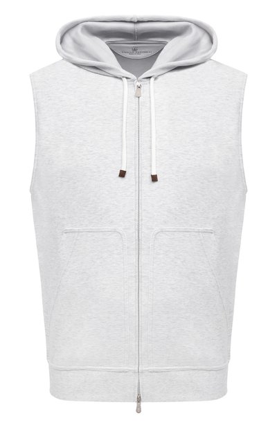 Мужской хлопковый жилет BRUNELLO CUCINELLI, арт. M0T35B2281