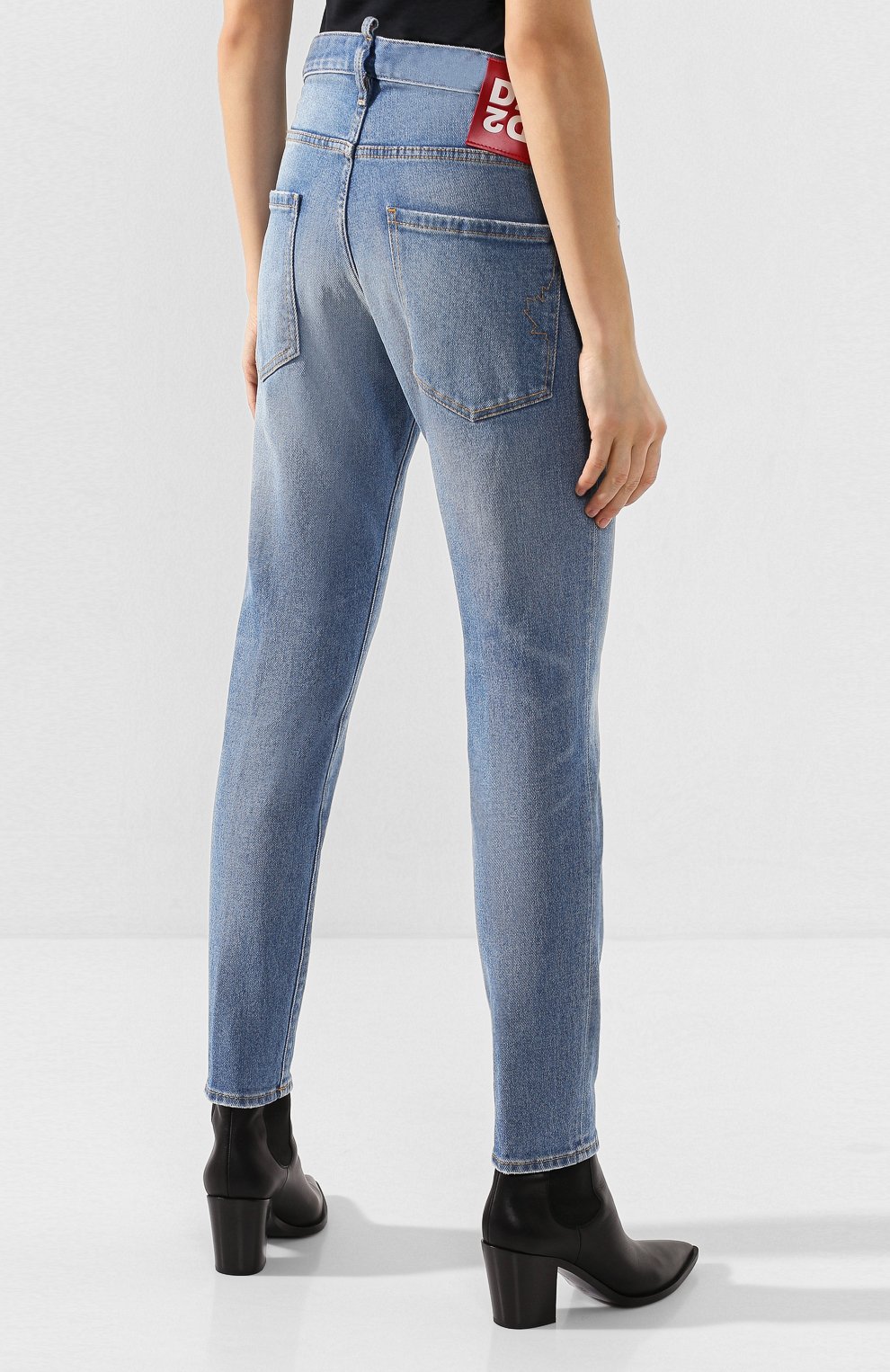 Джинсы DSQUARED2 синего цвета по цене 45050 руб., арт. S75LB0288/S30662, фото 4 Джинсы DSQUARED2, арт. S75LB0288/S30662, фото 4
