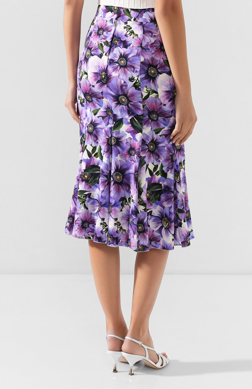 Шелковая юбка DOLCE & GABBANA, арт. F4BPJT/FSAZ0, фото 4