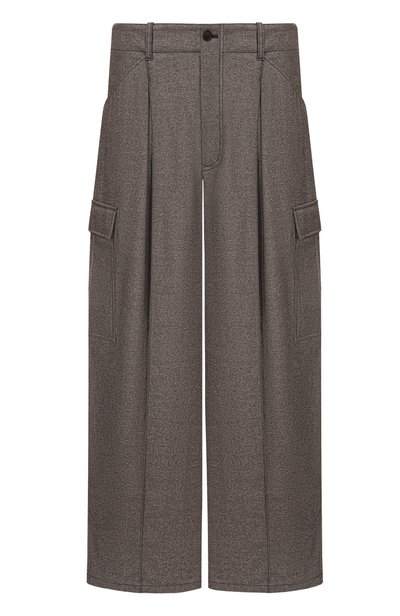 Мужские брюки-карго из шерсти и кашемира GIORGIO ARMANI, арт. GM004540/TE11804