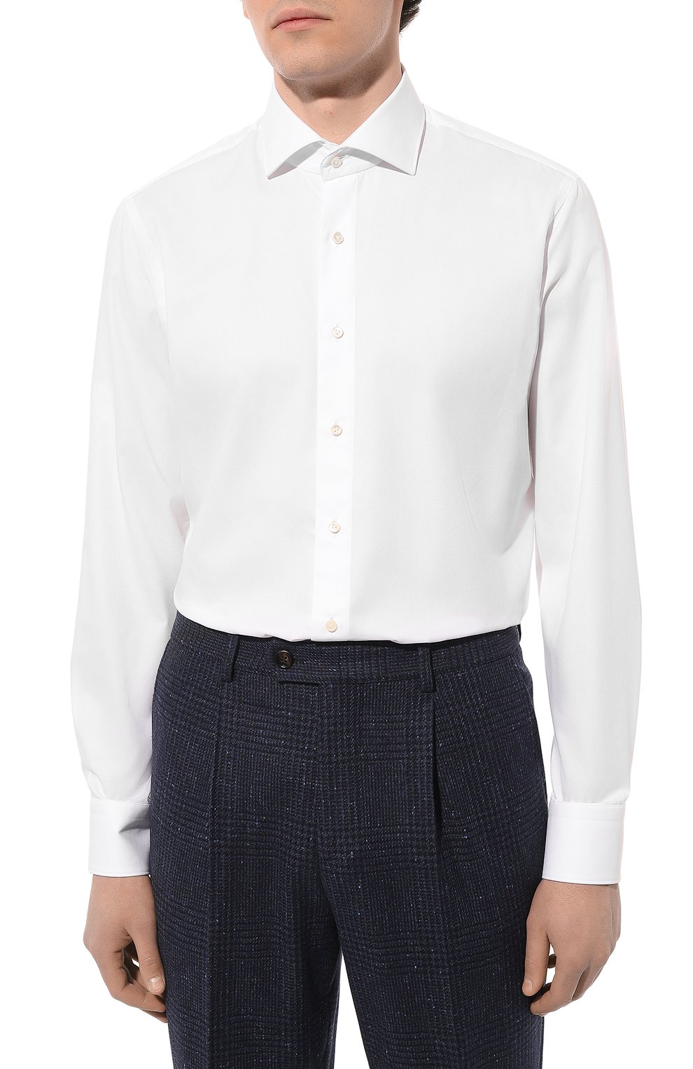 Хлопковая сорочка VAN LAACK белого цвета по цене 28100 руб., арт. MIVARA-SF/151209, фото 4 Хлопковая сорочка VAN LAACK, арт. MIVARA-SF/151209, фото 4