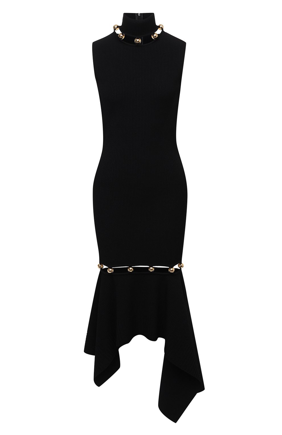 Платье из вискозы ALEXANDER MCQUEEN, арт. 633642/Q1APN, фото 1