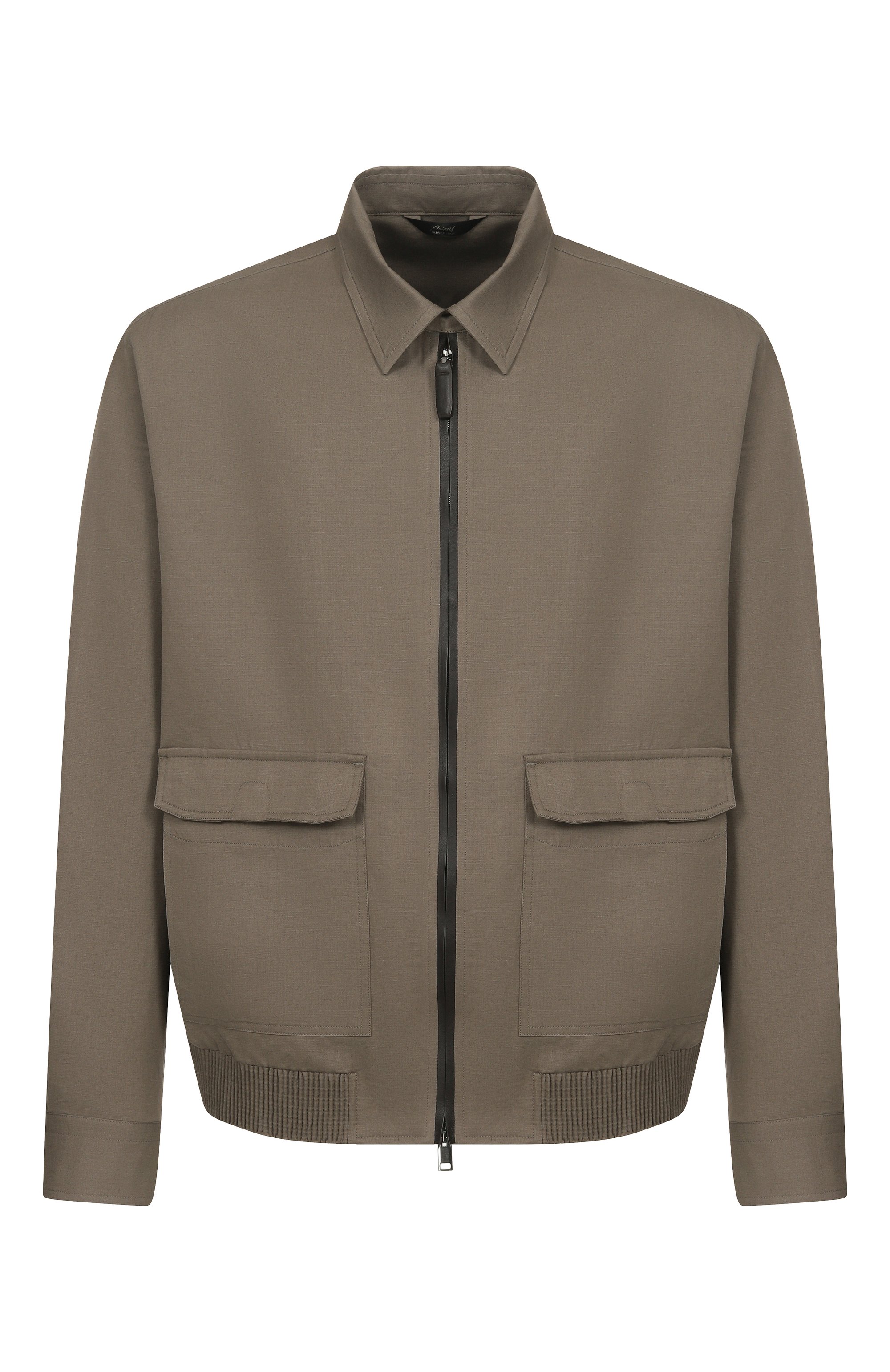 Бомбер изо льна и хлопка BRIONI, арт. PA106/SL_LS/WF/0L/P9111, фото 1