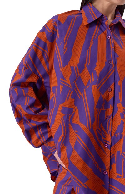 Хлопковая рубашка DRIES VAN NOTEN, арт. 130700/3003, фото 5