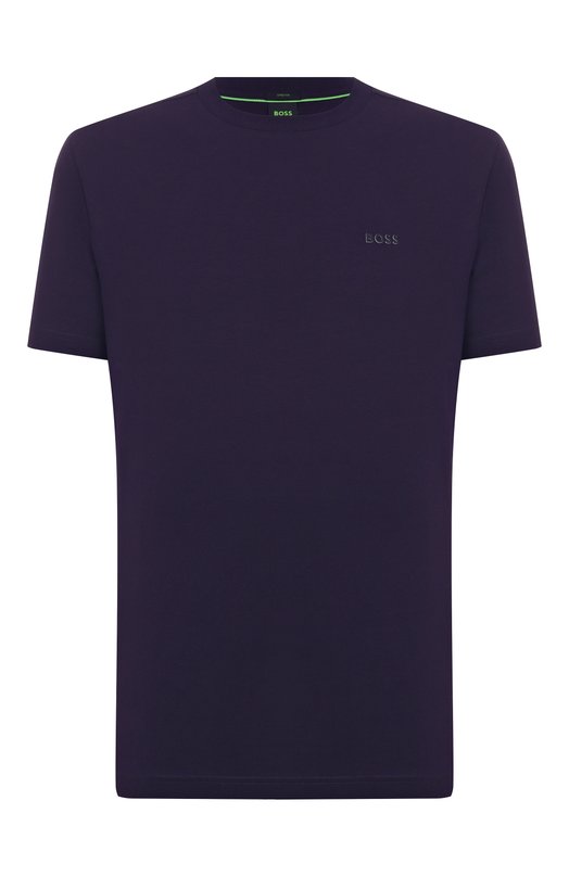 Хлопковая футболка BOSS Green 50506373 Фиолетовый 50506373