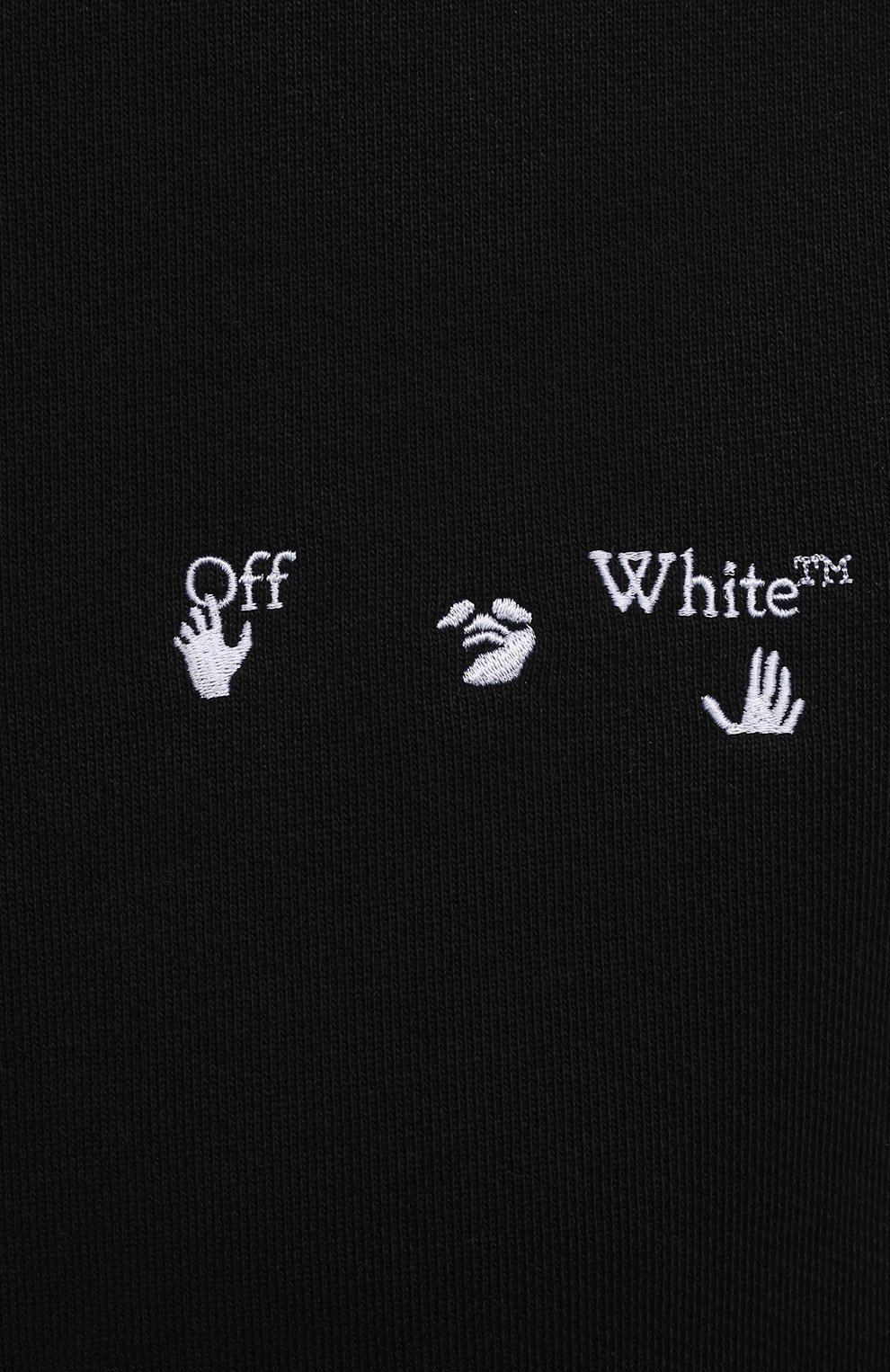 Хлопковый свитшот OFF-WHITE черного цвета по цене 55650 руб., арт. 0WBA055R21JER001, фото 5 Хлопковый свитшот OFF-WHITE, арт. 0WBA055R21JER001, фото 5
