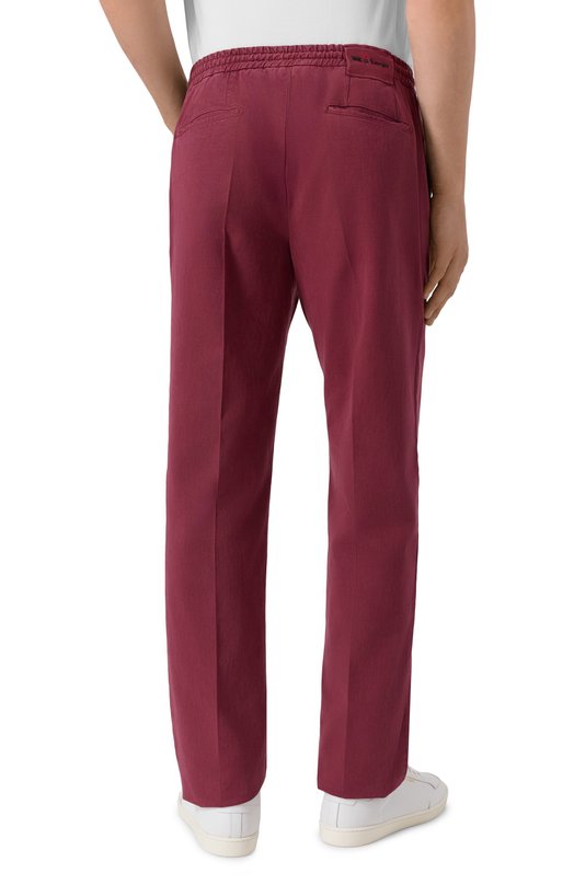 Брюки Kiton UPLACRK0106H16 Бордовый  UPLACRK0106H16 Фото 4
