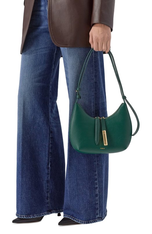 Сумка Furla Goccia small Furla WB01500/BX3353 Зелёный  WB01500/BX3353 Фото 2