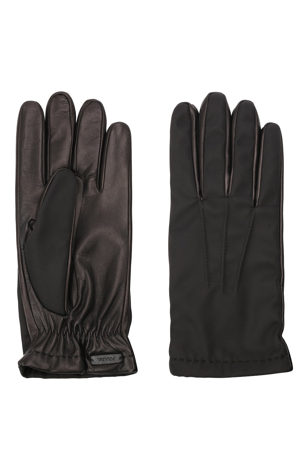 Комбинированные перчатки PRADA, арт. 2GG795-303-F0002, фото 2