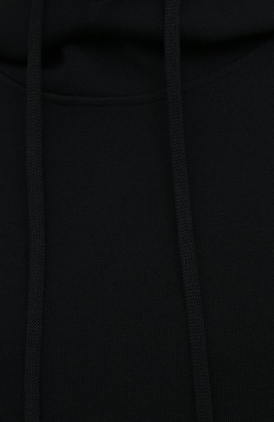 Худи из шерсти и вискозы BOTTEGA VENETA черного цвета по цене 150500 руб., арт. 631512/VKWQ0, фото 5 Худи из шерсти и вискозы BOTTEGA VENETA, арт. 631512/VKWQ0, фото 5