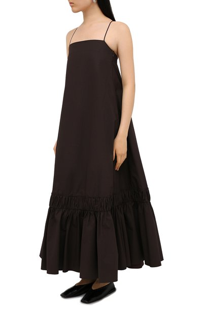 Хлопковое платье JIL SANDER, арт. JSPS500406-WS245100, фото 3