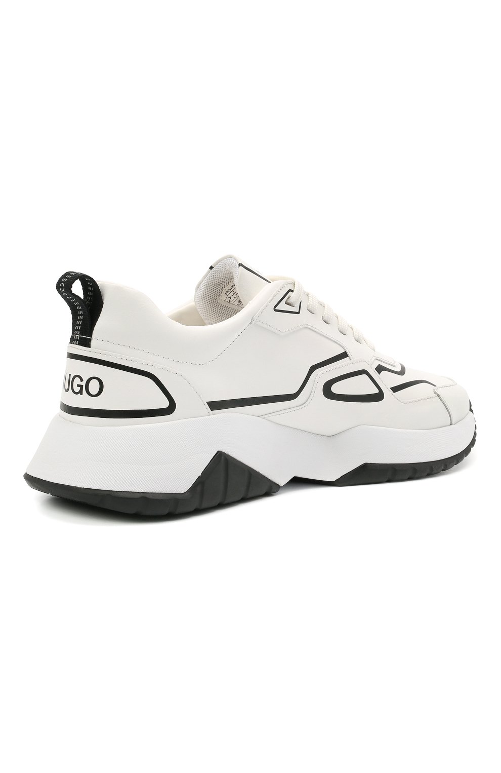 Кожаные кроссовки HUGO, арт. 50451639, фото 4