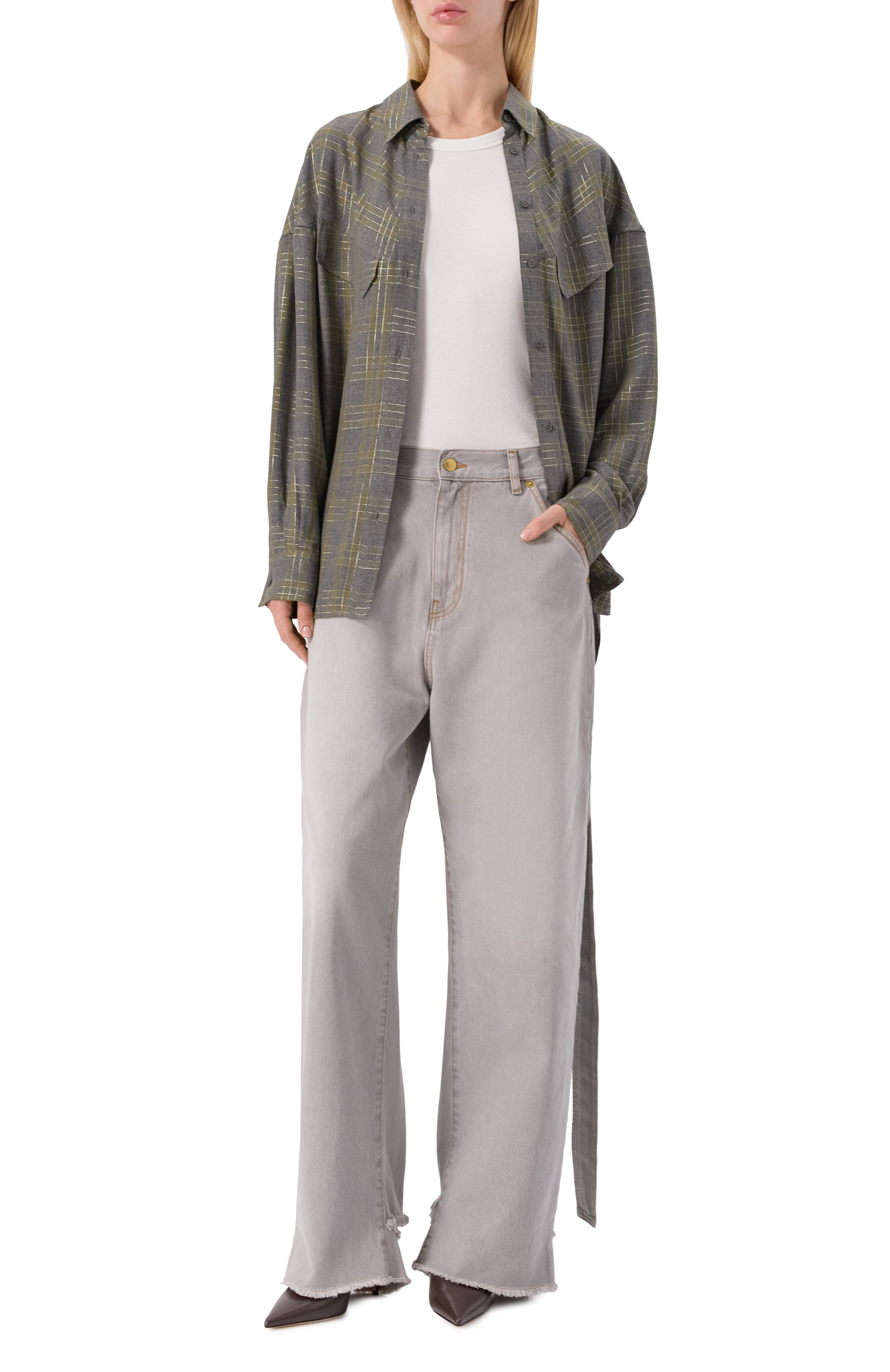 Рубашка из вискозы BOSS ORANGE, арт. 50548656, фото 2