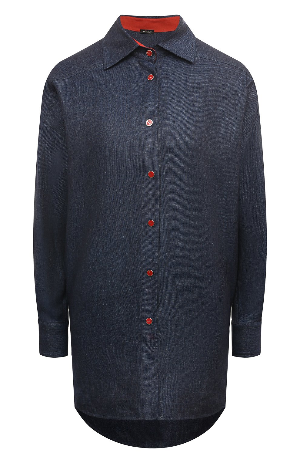 Льняная рубашка KITON, арт. D55435H08442, фото 1