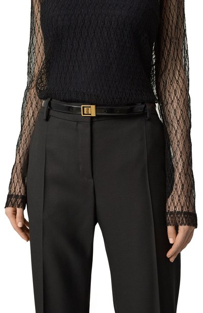 Кожаный ремень SAINT LAURENT, арт. 777966/AAB5I, фото 2