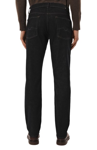 Джинсы straight 7 FOR ALL MANKIND темно-синего цвета по цене 26350 руб., арт. JSSCB800RB, фото 4 Джинсы straight 7 FOR ALL MANKIND, арт. JSSCB800RB, фото 4
