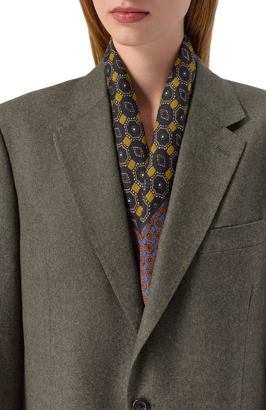 Шелковый платок Dries Van Noten 011300-2210-205 Разноцветный  011300-2210-205 Фото 2