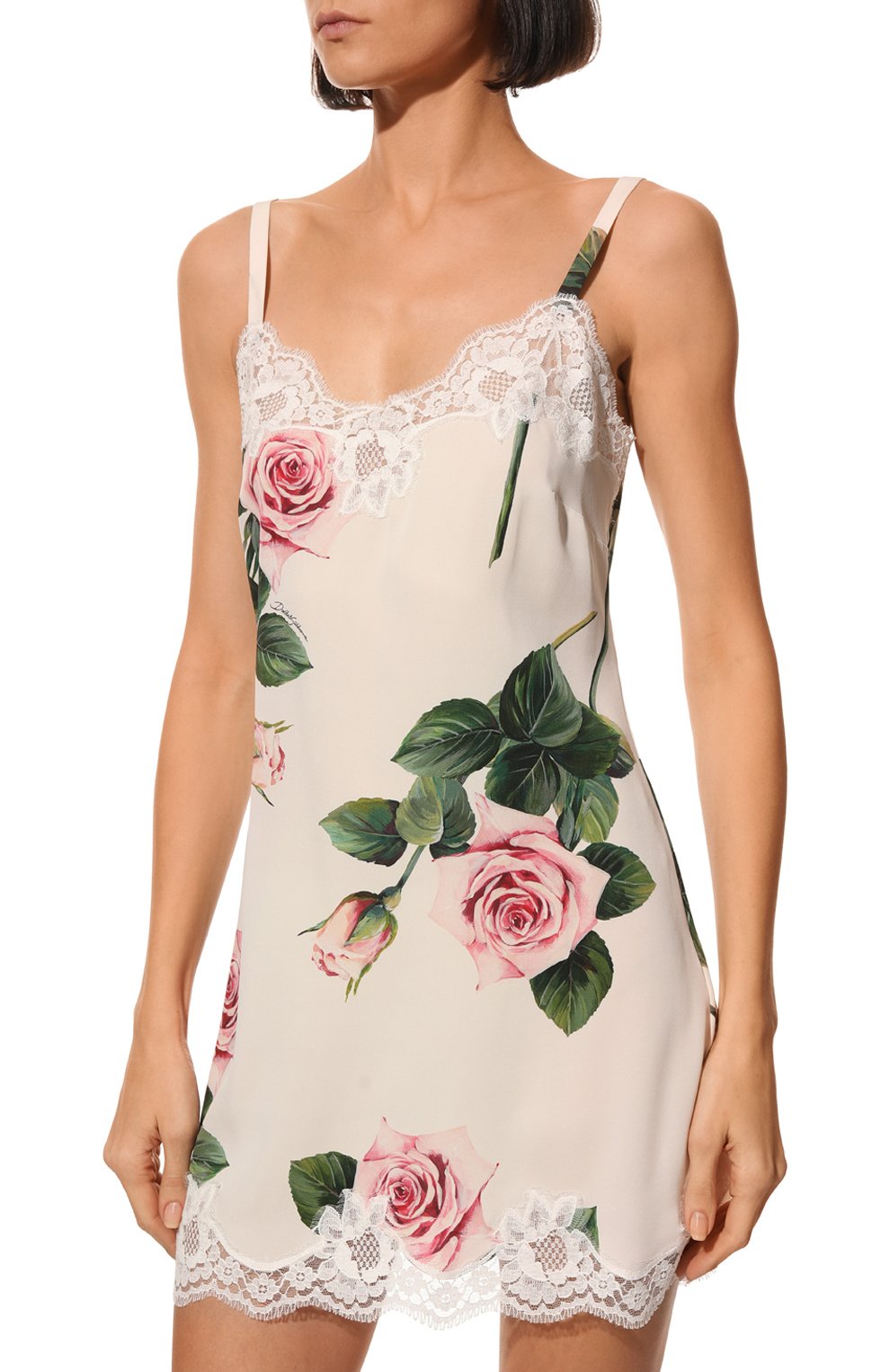 Шелковая сорочка DOLCE & GABBANA, арт. 06A00T/FSAZD/0UTLET AW22-23, фото 3