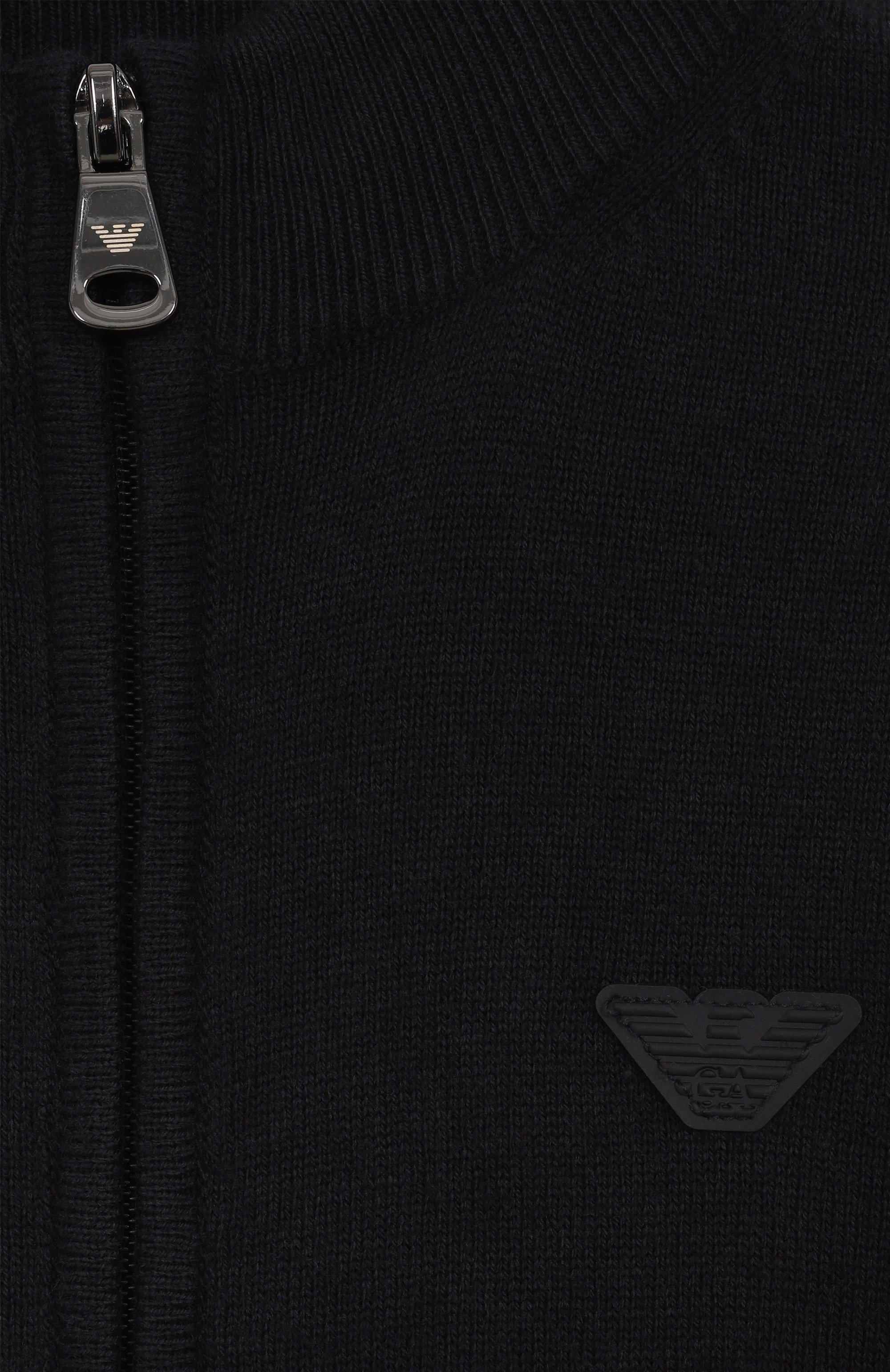 Кардиган из хлопка и шерсти EMPORIO ARMANI, арт. EB000439/AF15211, фото 3