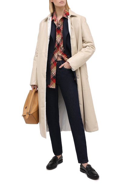 Кожаное пальто JIL SANDER, арт. JSPR651071-WRL00002A, фото 2