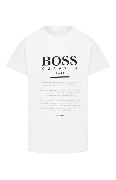 Женская хлопковая футболка BOSS, арт. 50416771