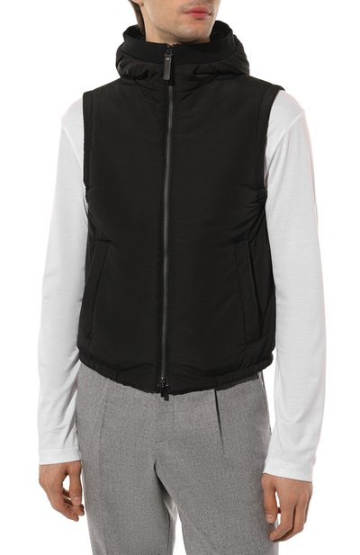 Утепленный жилет CANALI черного цвета по цене 87550 руб., арт. 040945/SG01121, фото 3 Утепленный жилет CANALI, арт. 040945/SG01121, фото 3