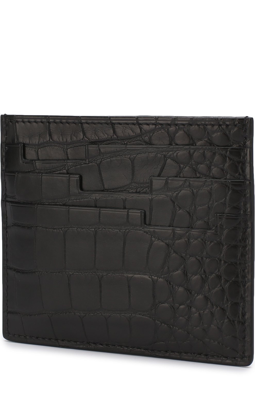 Футляр для кредитных карт из кожи крокодила ZILLI, арт. MJL-0WC02-1010M/0001, фото 2