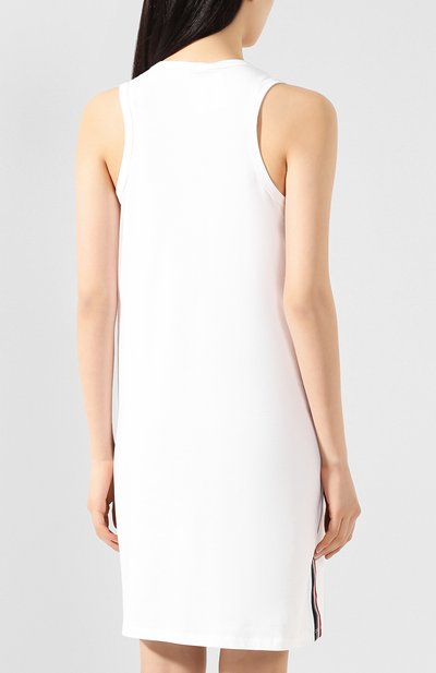 Хлопковое платье MOSCHINO белого цвета по цене 14650 руб., арт. A4020/9003, фото 4 Хлопковое платье MOSCHINO, арт. A4020/9003, фото 4