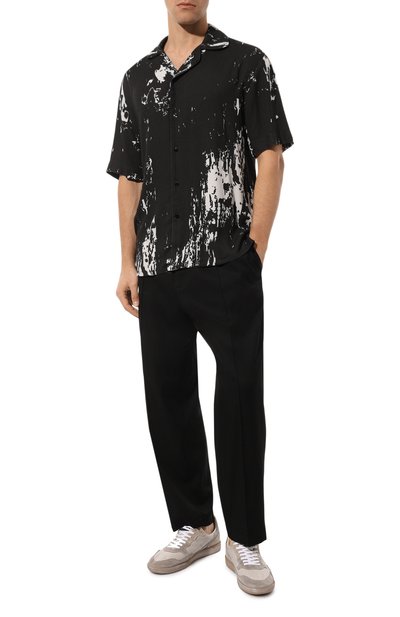 Рубашка из вискозы LIMITATO, арт. UNFINISHED CANVAS/SH0RT SLEEVE SHIRT, фото 2