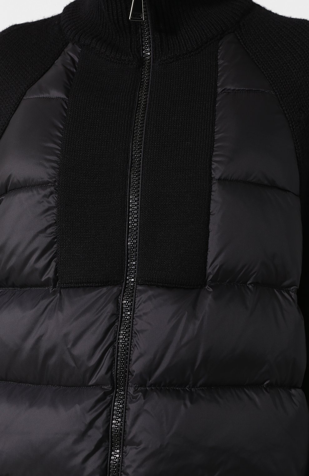 Шерстяная куртка на молнии MONCLER черного цвета по цене 69950 руб., арт. D2-093-94537-00-979BK, фото 5 Шерстяная куртка на молнии MONCLER, арт. D2-093-94537-00-979BK, фото 5