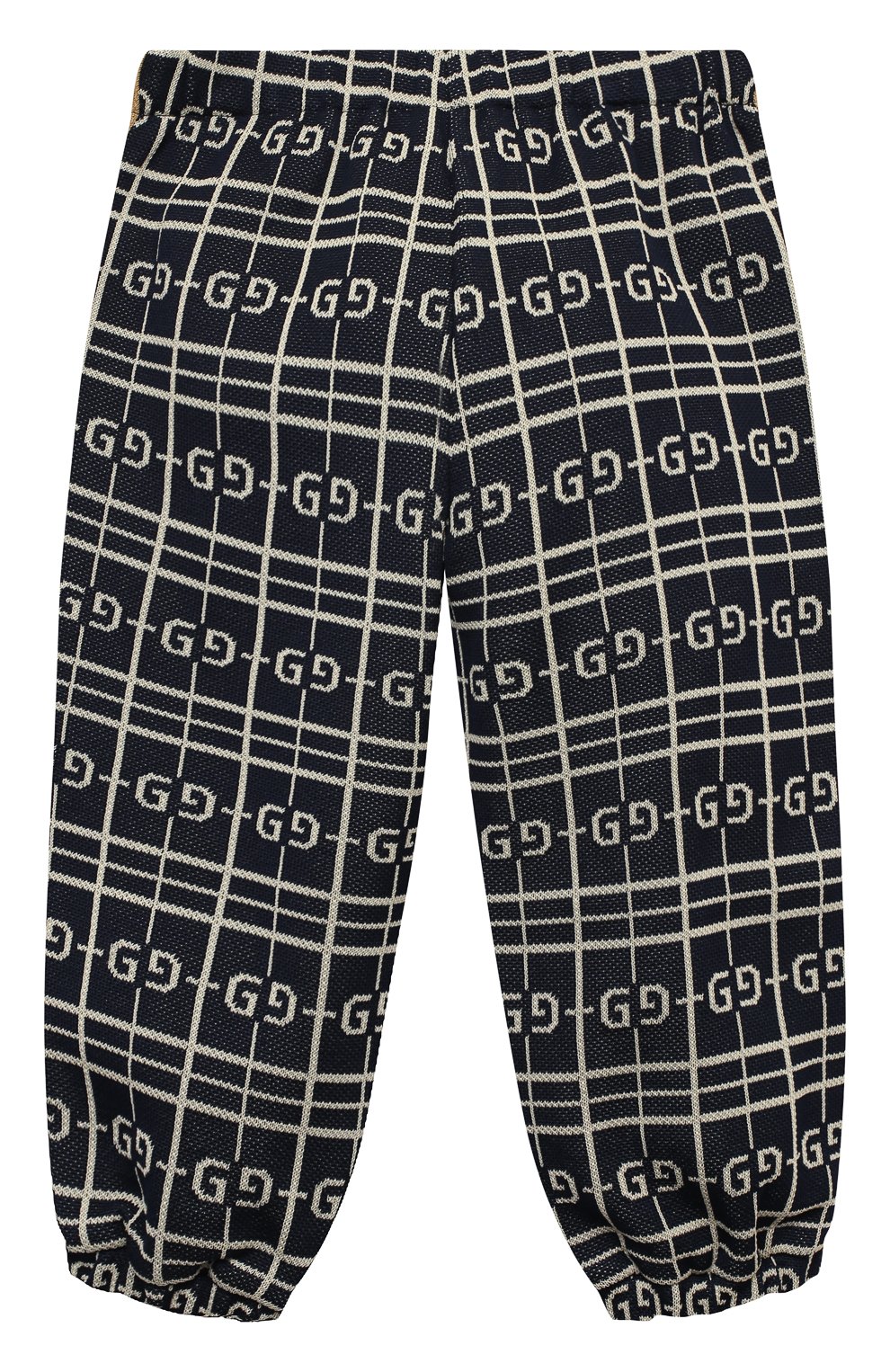 Хлопковые джоггеры GUCCI темно-синего цвета по цене 39950 руб., арт. 626307/XJCPK, фото 2 Хлопковые джоггеры GUCCI, арт. 626307/XJCPK, фото 2