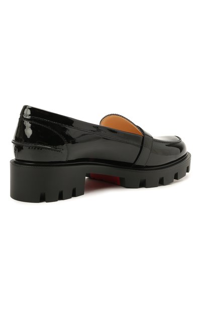 Кожаные лоферы lock woody CHRISTIAN LOUBOUTIN, арт. 3210176/L0CK W00DY FLAT, фото 4