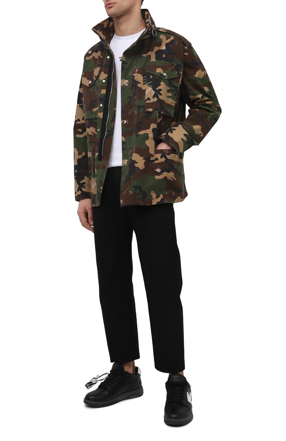 Хлопковая куртка OFF-WHITE, арт. 0MEL015S21FAB001, фото 2