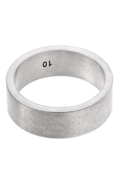 Кольцо MAISON MARGIELA серебряного цвета по цене 53250 руб., арт. SM1UQ0082 SV0158/PALLADIUM, фото 2 Кольцо MAISON MARGIELA, арт. SM1UQ0082 SV0158/PALLADIUM, фото 2