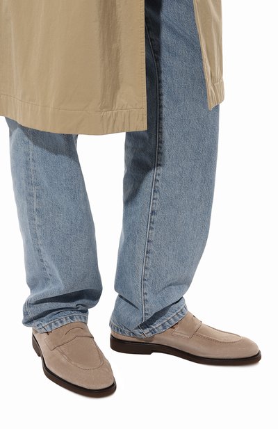 Замшевые пенни-лоферы BRUNELLO CUCINELLI, арт. MZUSIB2167, фото 3