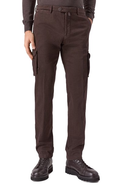 Брюки-карго из хлопка и кашемира KITON, арт. UFPPCAK0102F15, фото 3