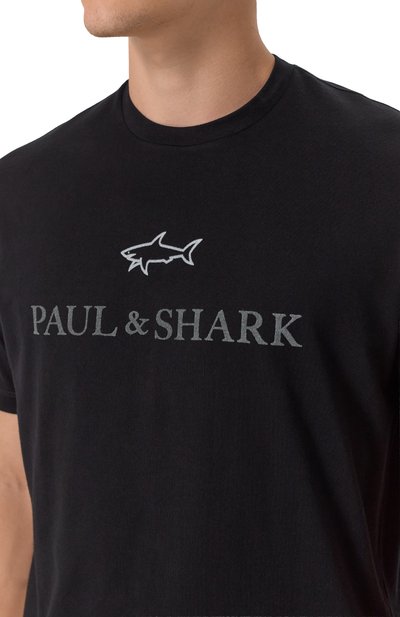 Хлопковая футболка PAUL&SHARK, арт. 15311629, фото 5