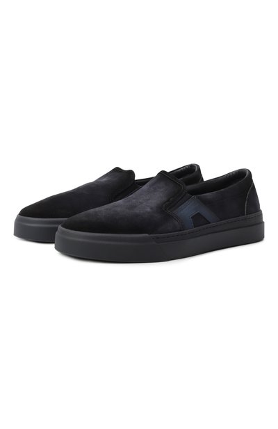 Мужские замшевые слипоны gloria SANTONI, арт. MBGG219460CNTASY